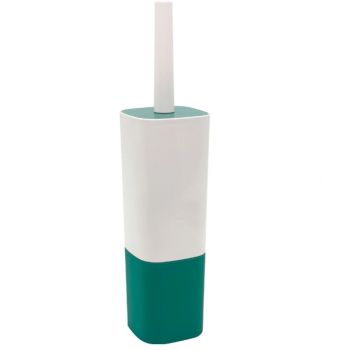 Perie pentru WC ,Plastic,Verde, 38 cm