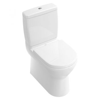 Set vas WC stativ Villeroy & Boch, O.Novo, back-to-wall, alb