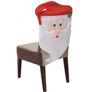 Husa sparat scaun Santa, 45x73 cm, poliester, rosu