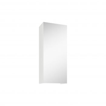 Corp Baie Zed, Suspendat, 1 Usa, cu oglinda, Alb, 30 x 22 x 72 cm ieftin