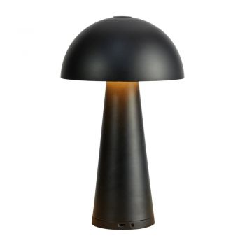 Veioză neagră LED (înălțime 26,5 cm) Fungi – Markslöjd