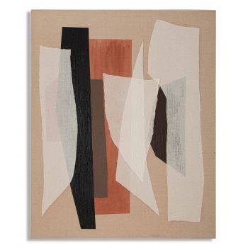 Tablou decorativ, Redy -B, Mauro Ferretti, 80 x 100 cm, canvas imprimat si pictat/lemn de pin, multicolor