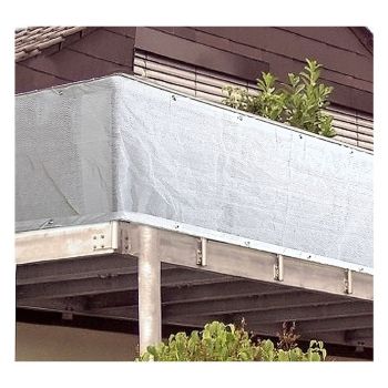 Paravan pentru balcon alb din plastic 300x90 cm - Garden Pleasure