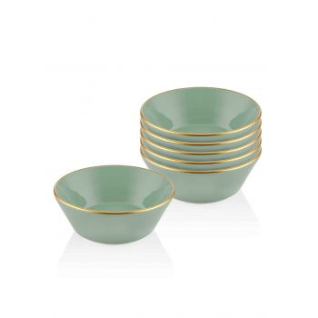 Set boluri, Mia, 742TMA3312, Ceramica, Verde