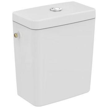 Rezervor Ideal Standard pentru vas wc pe pardoseala Connect Cube alimentare laterala alb la reducere