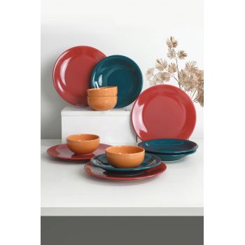 Serviciu de masa, Keramika, 275KRM1566, Ceramica, Multicolor