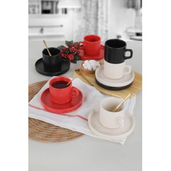 Set pentru ceai, Keramika, 275KRM1519, Ceramica, Multicolor