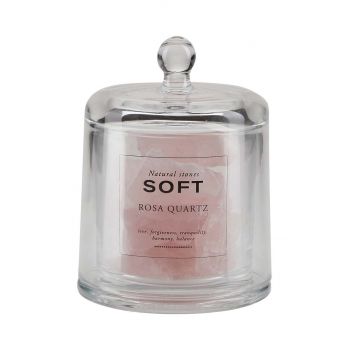 Bahne difuzor de aromă din piatră Soft Rosa Quartz