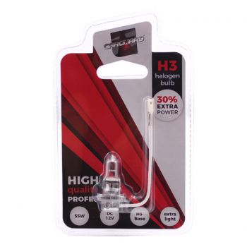 Bec Halogen H3 55 W, +30% Intensitate Carguard