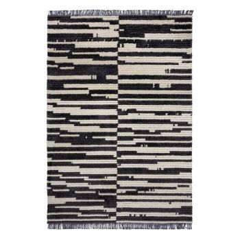 Covor negru-alb 120x170 cm Lina – Flair Rugs