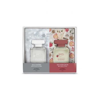 Ipuro kit difuzor de aromă Snow Flakes / Winter Berries 2 x 50 ml 2-pack