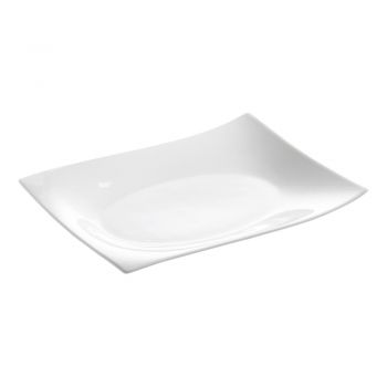 Platou de servire alb din porțelan 22x30 cm Motion – Maxwell & Williams