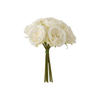 J-Line flori artificiale Bouquet Roses 7-pack