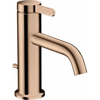 Baterie lavoar baie red gold lucios cu ventil pop-up Hansgrohe Axor One 70