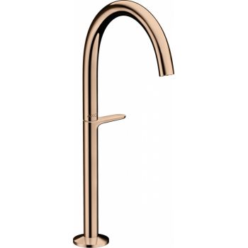Baterie lavoar inalta red gold lucios cu ventil click-clack Hansgrohe Axor One Select 260