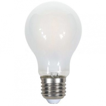 Bec LED cu filament SKU-7180 Sticla mata A60 E27 5W 6400K lumina alba rece