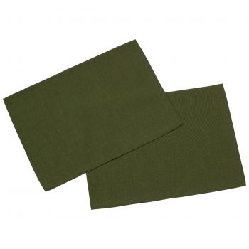 Suport farfurii Villeroy & Boch Textil Uni Trend 35x50cm 2 piese Dark Green
