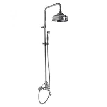 Coloană de duș, FIMA Carlo Frattini, Lamp, cu baterie cadă - duș, crom, F3305/2CR la reducere