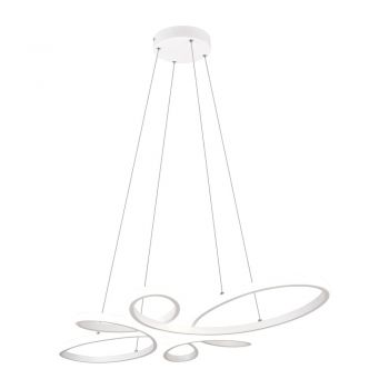 Lustră albă LED Fly – Trio