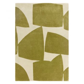 Covor verde handmade din fibre reciclate 120x170 cm Romy – Asiatic Carpets