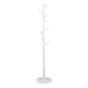 Cuier alb din lemn masiv de arbore de cauciuc Bro – Spinder Design