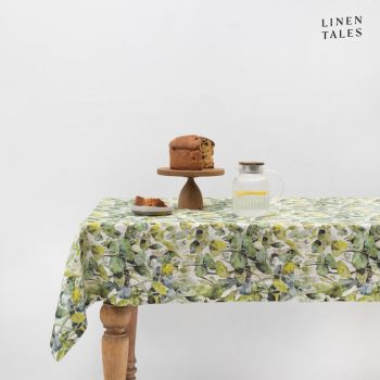 Față de masă din in 140x250 cm Lotus – Linen Tales