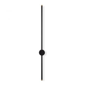 Aplică de perete neagră LED ø 7 cm Sword – Opviq lights