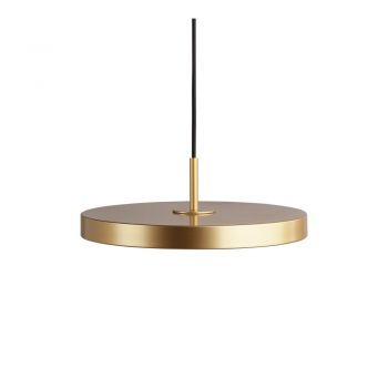 Lustră aurie LED cu abajur din metal ø 31 cm Asteria Mini – UMAGE