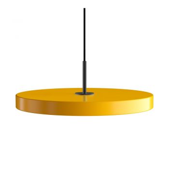 Lustră galben ocru LED cu abajur din metal ø 43 cm Asteria Medium – UMAGE