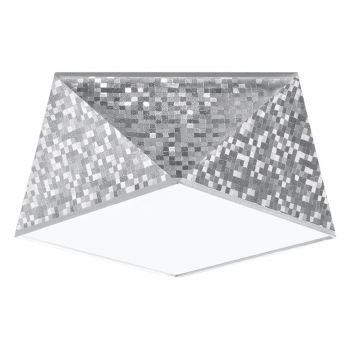 Plafonieră argintie 25x25 cm Koma – Nice Lamps