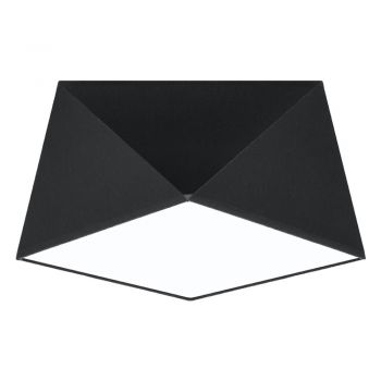Plafonieră neagră 25x25 cm Koma – Nice Lamps