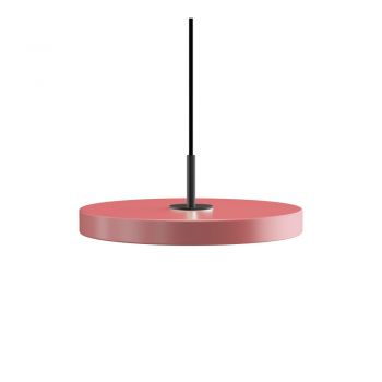 Lustră roz LED cu abajur din metal ø 31 cm Asteria Mini – UMAGE