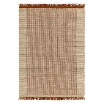 Covor maro handmade din lână 200x290 cm Avalon – Asiatic Carpets