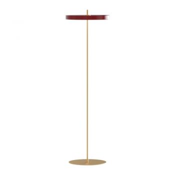 Lampadar roșu LED cu intensitate reglabilă cu abajur din metal (înălțime 151 cm) Asteria Floor – UMAGE