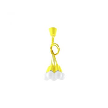 Lustră galbenă ø 25 cm Rene – Nice Lamps