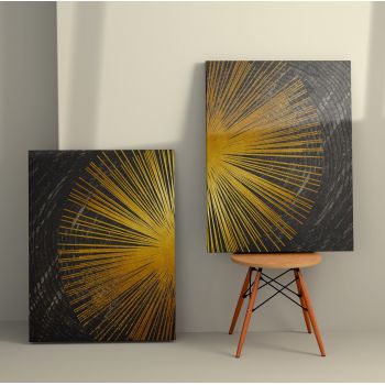 Tablou Canvas (2 bucăți) 2KNV4371, Multicolor, 110x70 cm