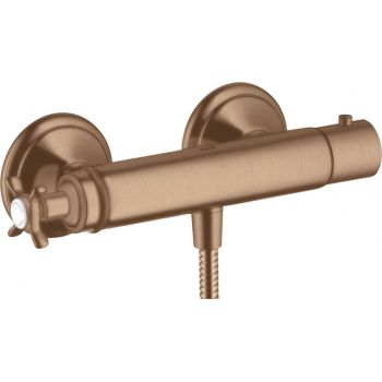 Baterie dus termostatata red gold periat Hansgrohe Axor Montreux