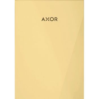 Placa superioara decorativa auriu lucios pentru baterie bideu Hansgrohe Axor MyEdition
