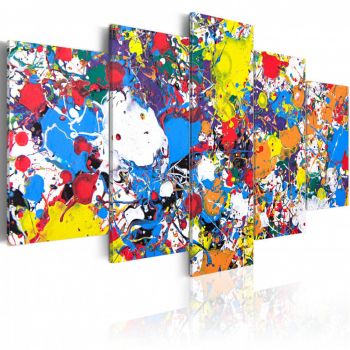 Tablou - Colourful Imagination 100x50 cm