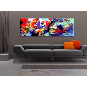 Tablou - Colourful Immersion 150x50 cm