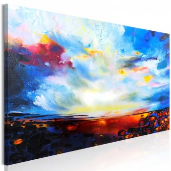 Tablou - Colourful Sky (1 Part) Narrow 135x45 cm