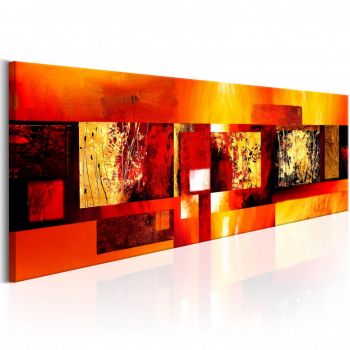 Tablou - Golden Spell 135x45 cm