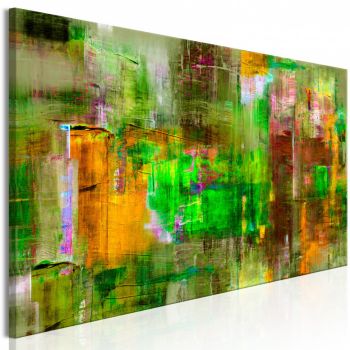 Tablou - Green Land 150x50 cm