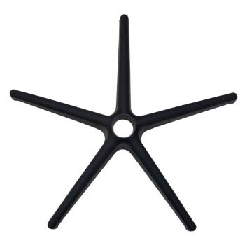Scaun de birou plastic Star negru D54cm