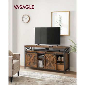 Comoda TV, Vasagle, Maro-Negru, 147x40x76 cm