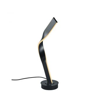Veioză neagră LED cu abajur din metal (înălțime 64,5 cm) Cicenza – CINQUE