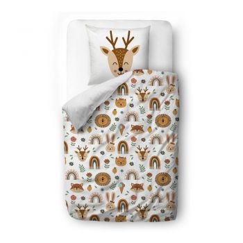 Lenjerie de pat pentru copii din bumbac satinat pentru pătuț 100x130 cm Little Boho – Butter Kings