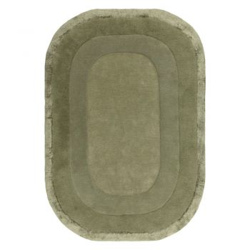 Covor verde handmade din amestesc de lână 200x290 cm Halo – Asiatic Carpets