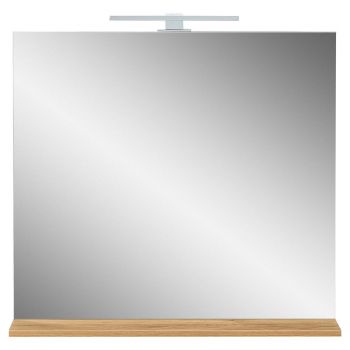 Oglindă de perete cu led/cu raft 15x75 cm Menen – Germania