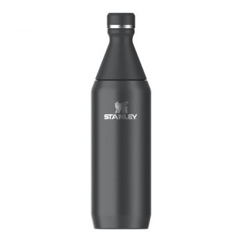Sticlă neagră din oțel inoxidabil 600 ml All Day Slim – Stanley